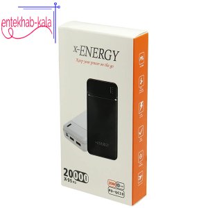 پاوربانک ایکس انرژی X-ENERGY مدل X-95 PD ظرفیت 20000 میلی آمپر ساعت