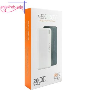 پاوربانک ایکس انرژی X-ENERGY مدل X-94 PD ظرفیت 20000 میلی آمپر ساعت