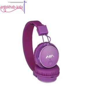 هدفون بلوتوثی NIA مدل Q8-851S رنگ بنفش