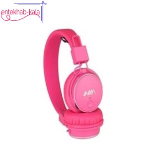 هدفون بلوتوثی NIA مدل Q8-851S رنگ صورتی