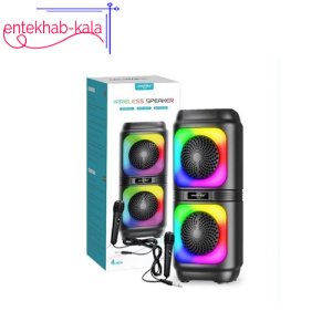 اسپیکر بلوتوثی GTS مدل 2133 سایز 8 اینچ (4*2)