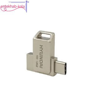 فلش هیوندای HYUNDAI مدل H30 ظرفیت 64 گیگابایت USB 3.2+otg type-c