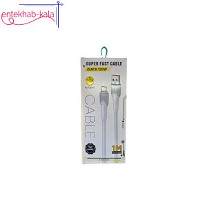 کابل شارژ تایپ سی مدل T-004 سیلیکونی